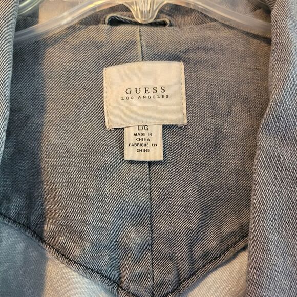 Guess Y2K  81 Denim Jacket Rare Find Size Large - Picture 2 of 10